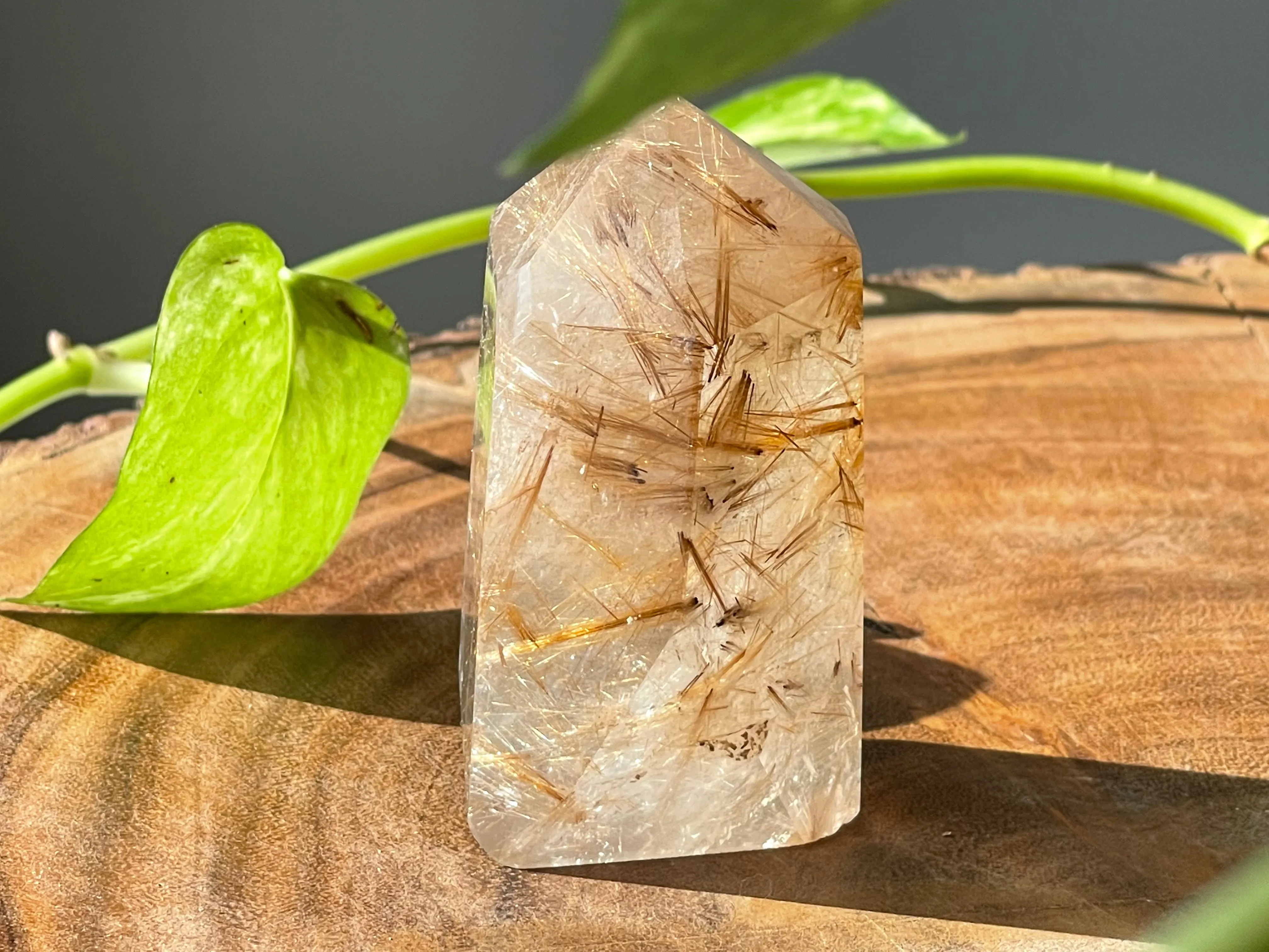 Rutilated Quartz point