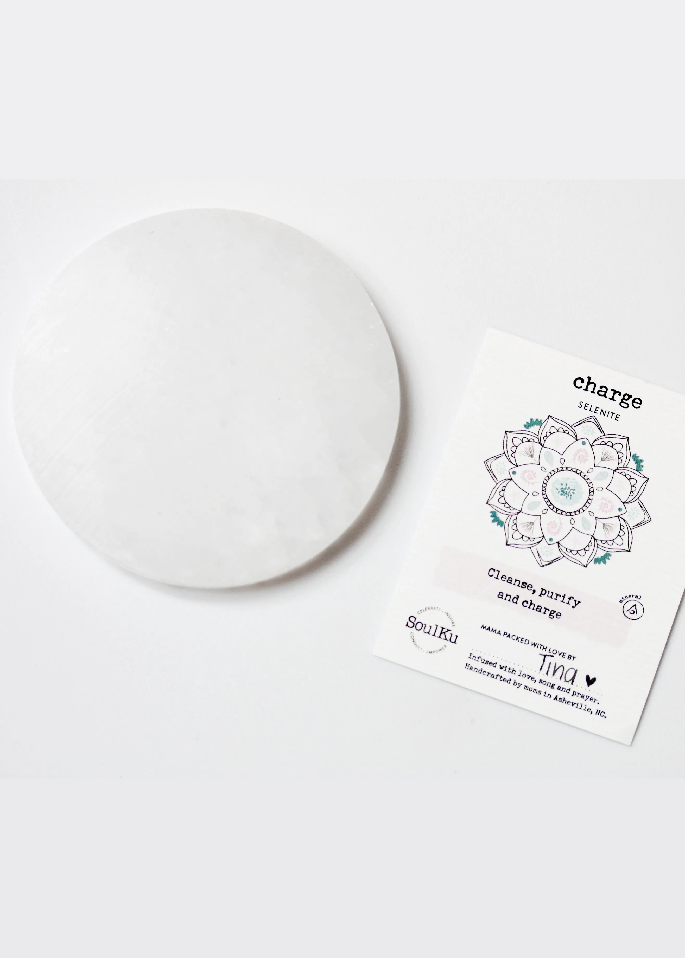 Selenite Charging Plate