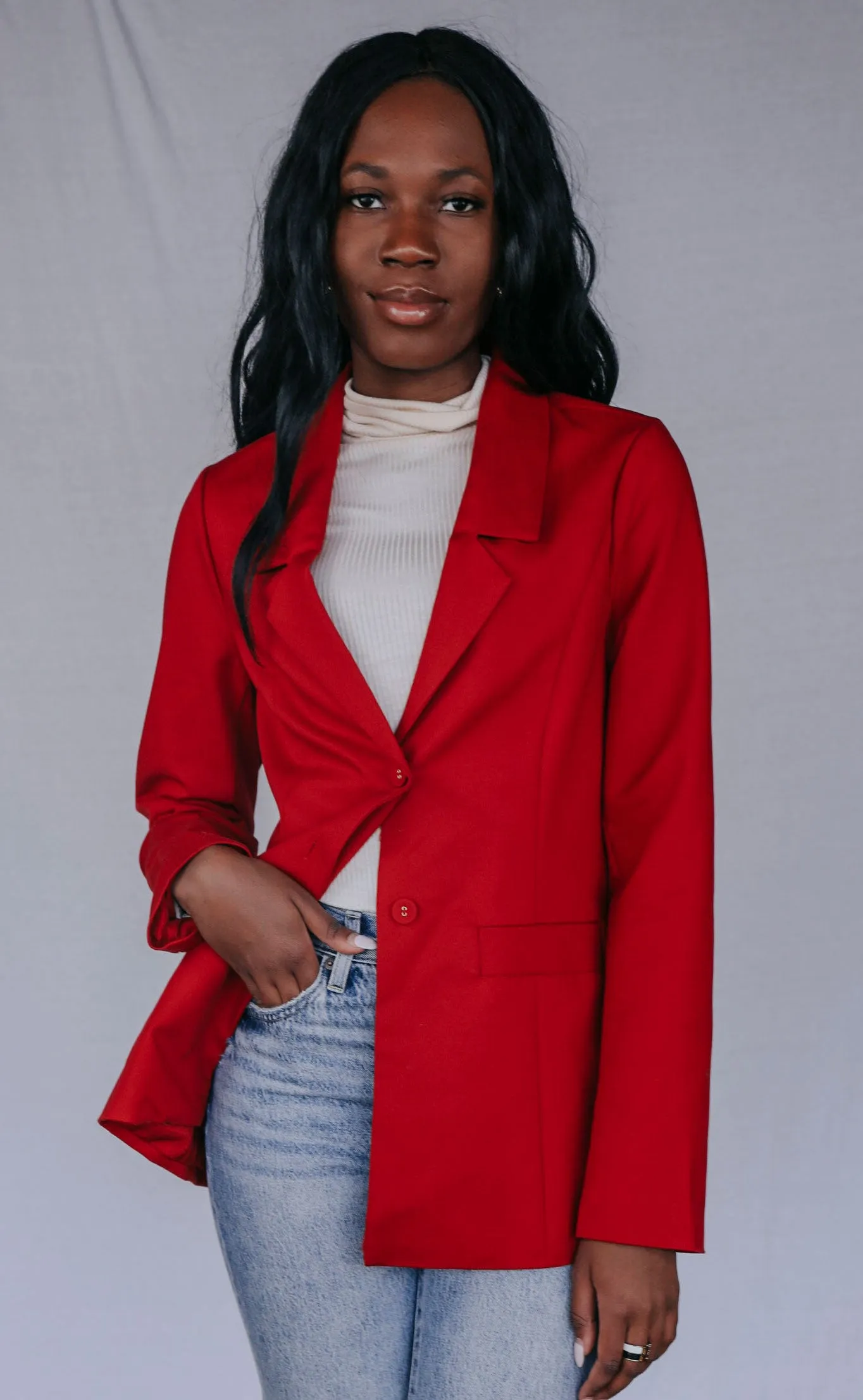 show me your mumu: major blazer - red