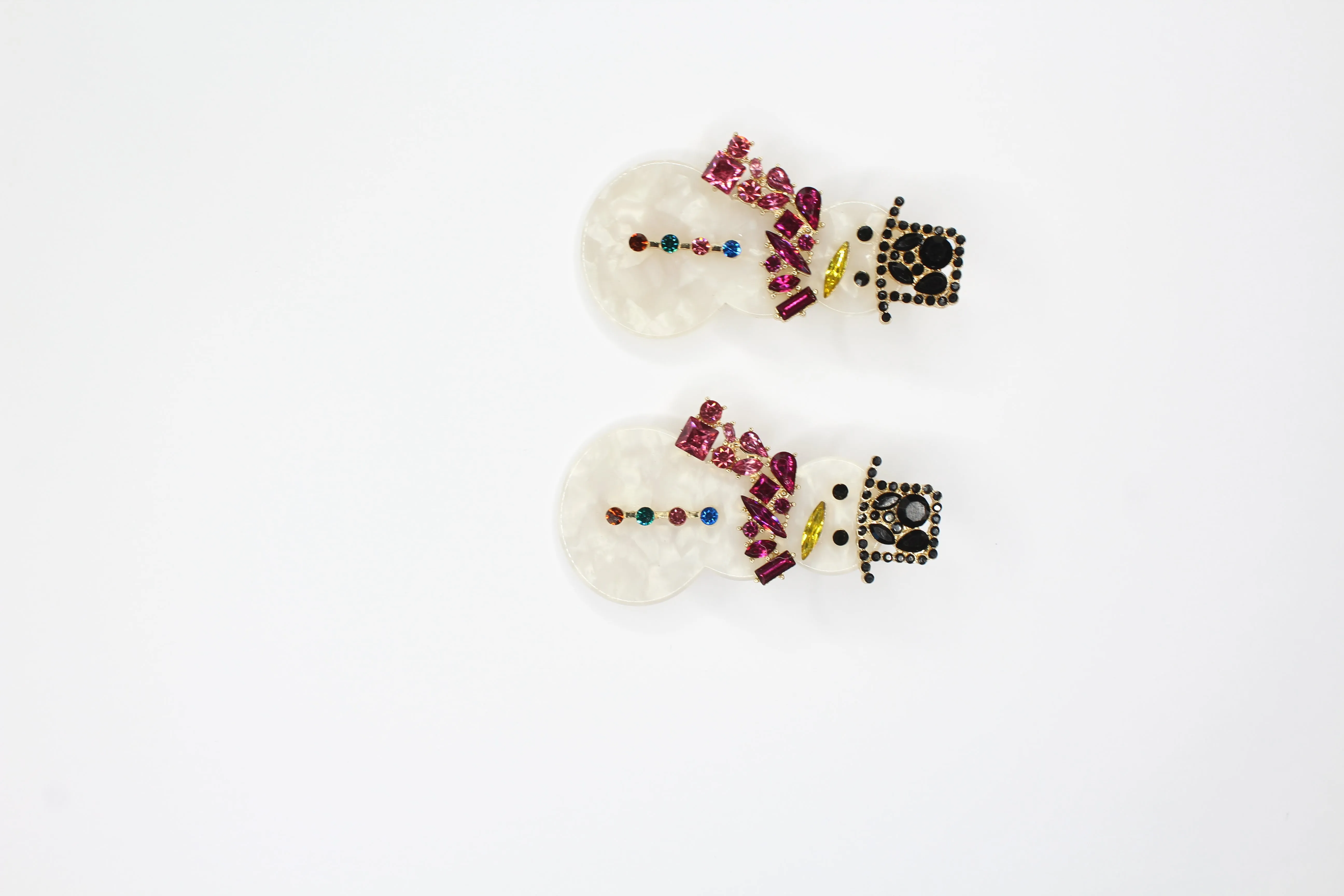 Snowman Earrings