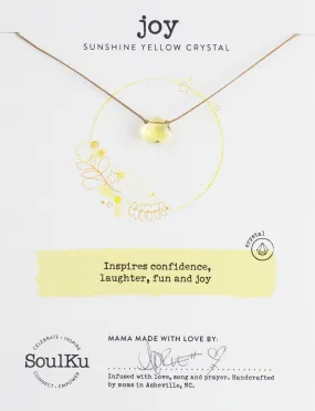 Sunshine Yellow Soul Shine Necklace for Joy