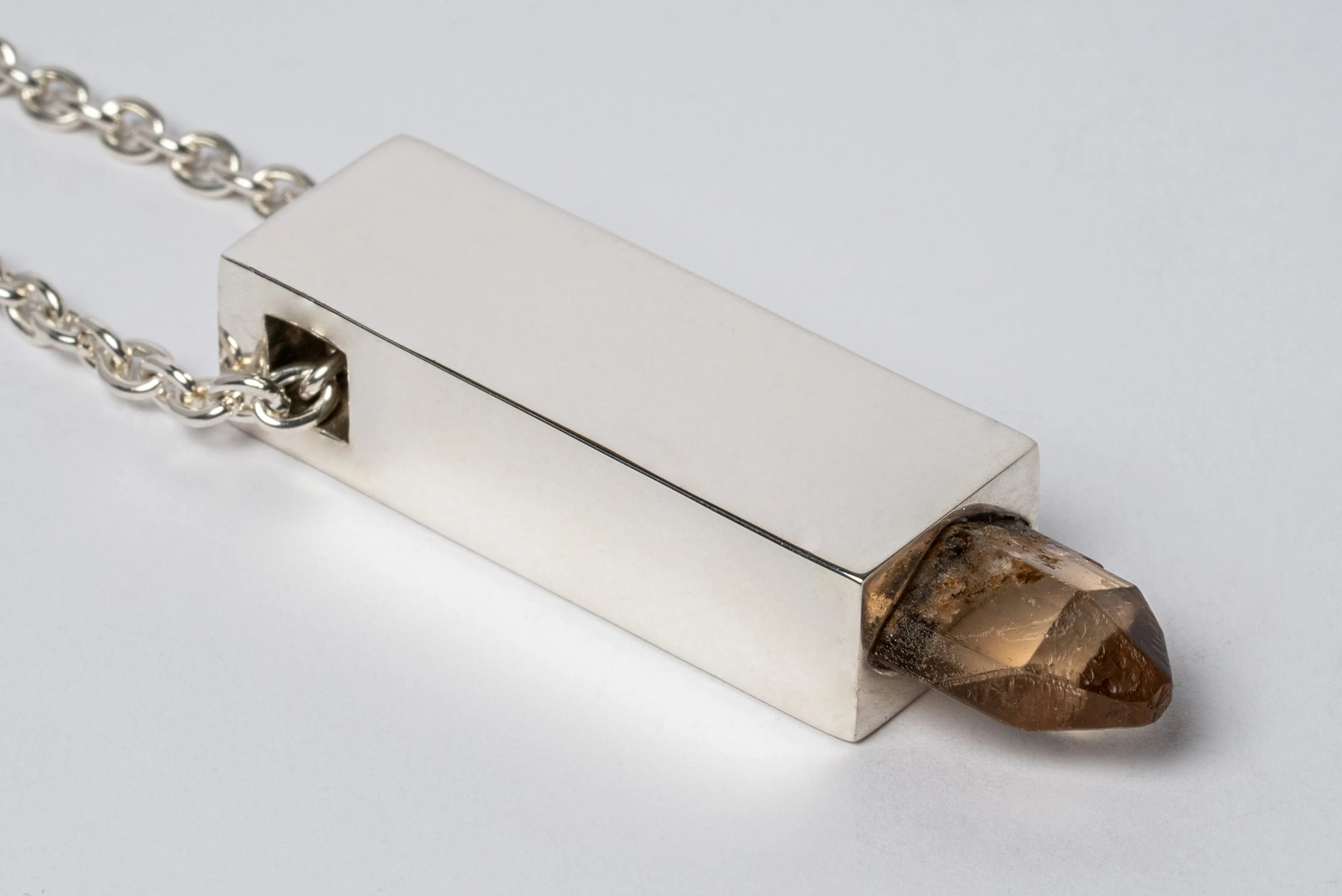 Talisman Cuboid Necklace (Golden Topaz, PA TOP)