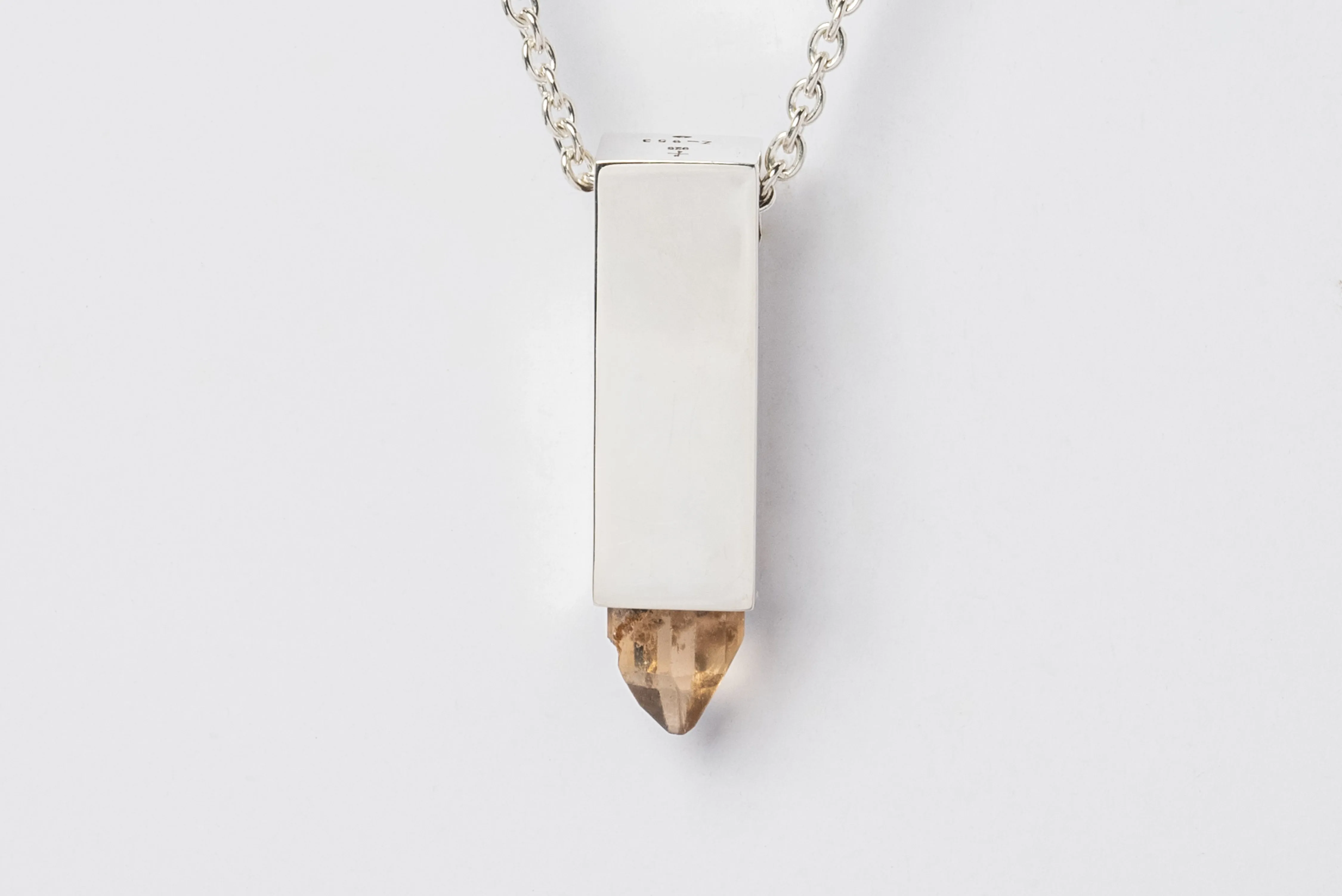 Talisman Cuboid Necklace (Golden Topaz, PA TOP)