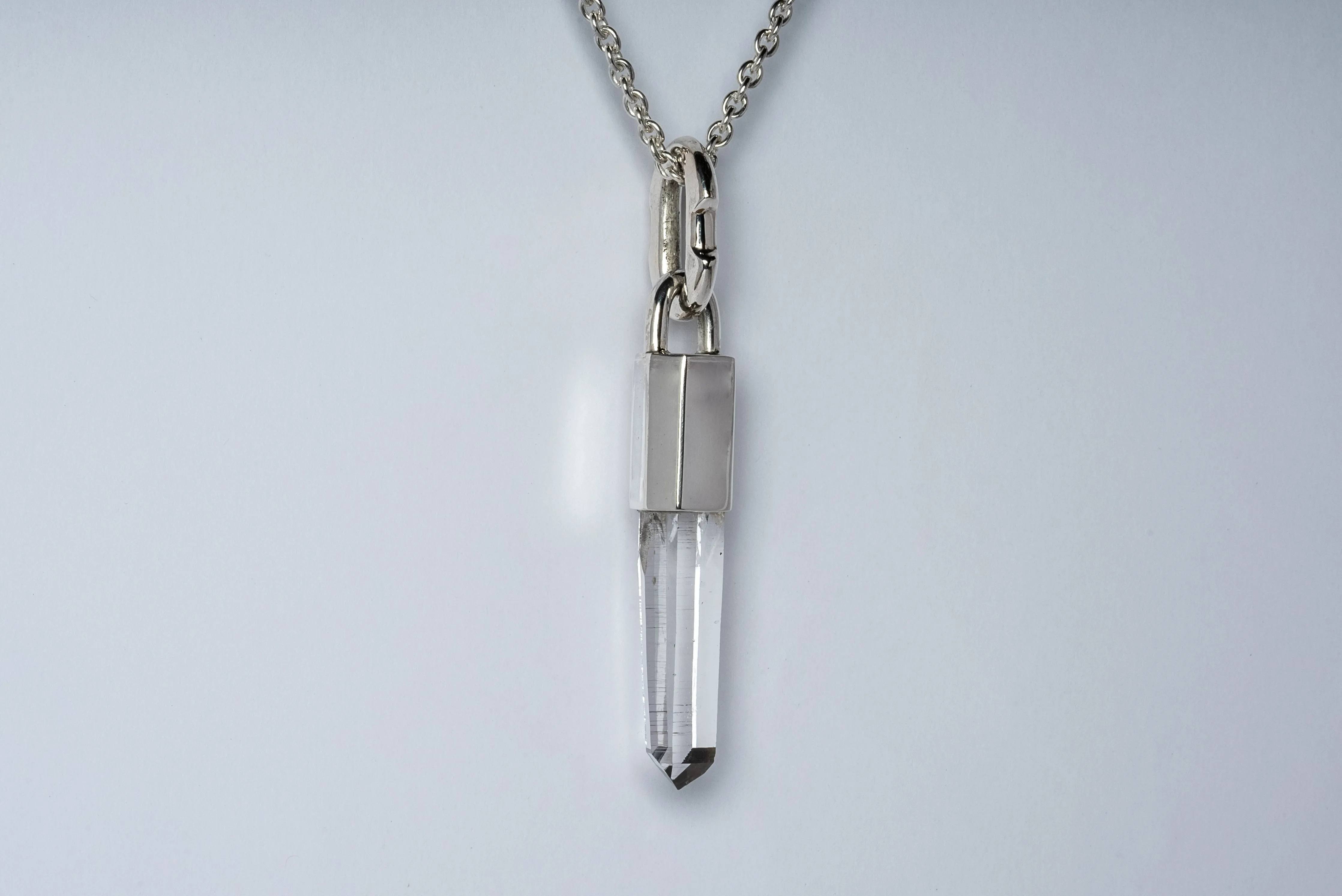 Talisman Necklace (Deco Linked, Lemurian Quartz, PA LEM)