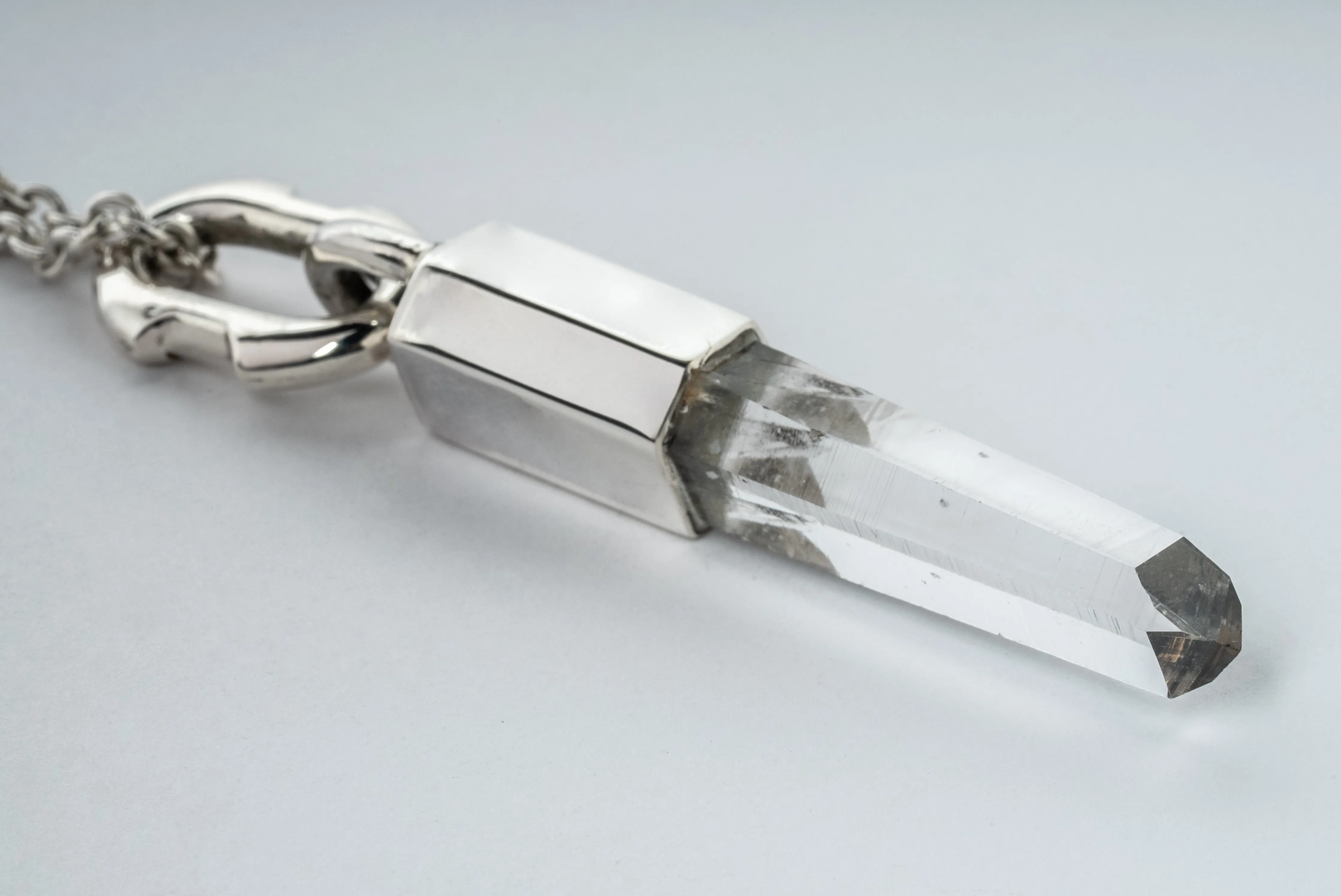 Talisman Necklace (Deco Linked, Lemurian Quartz, PA LEM)