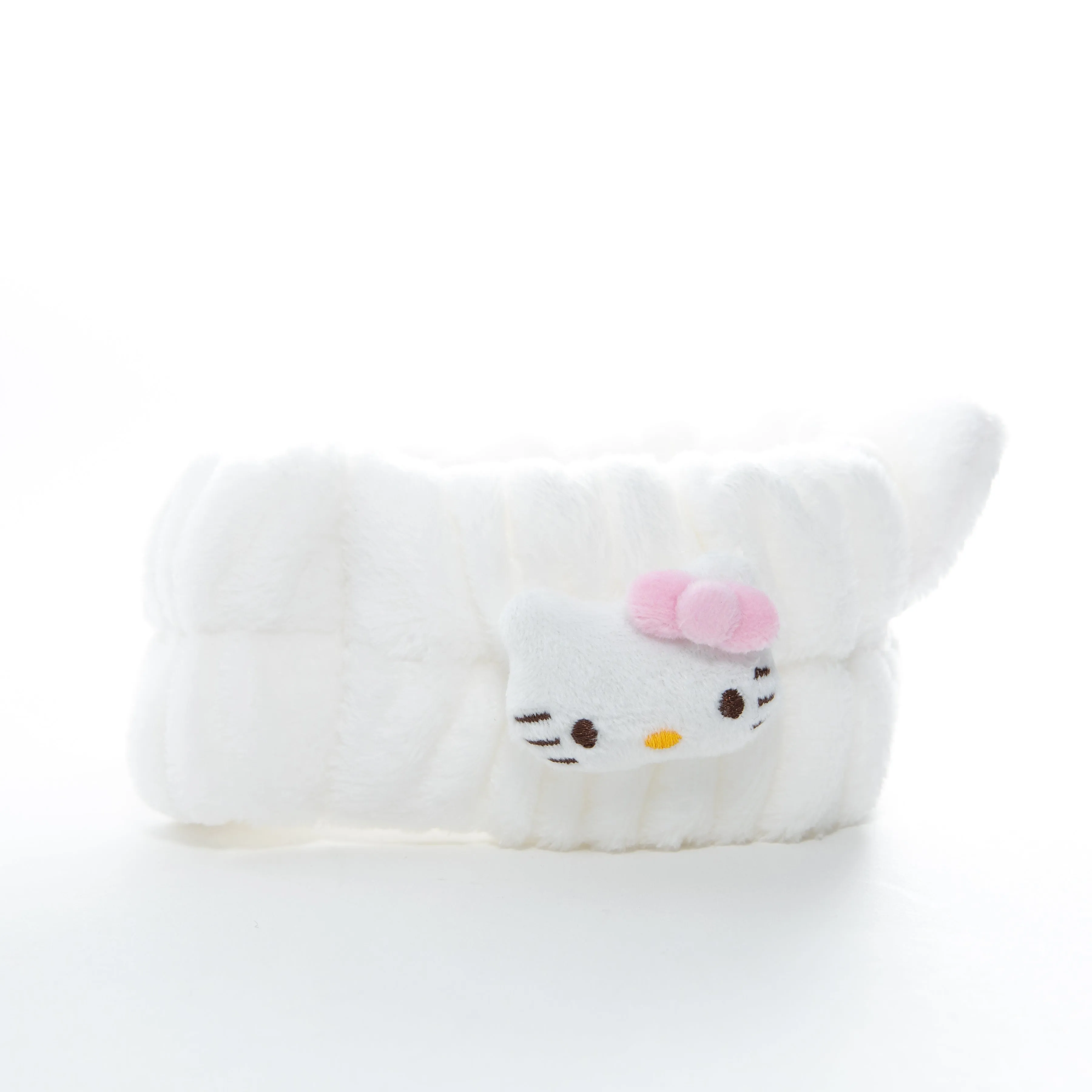 The Crème Shop Hello Kitty Pink Signature Bow Plush Spa Headband