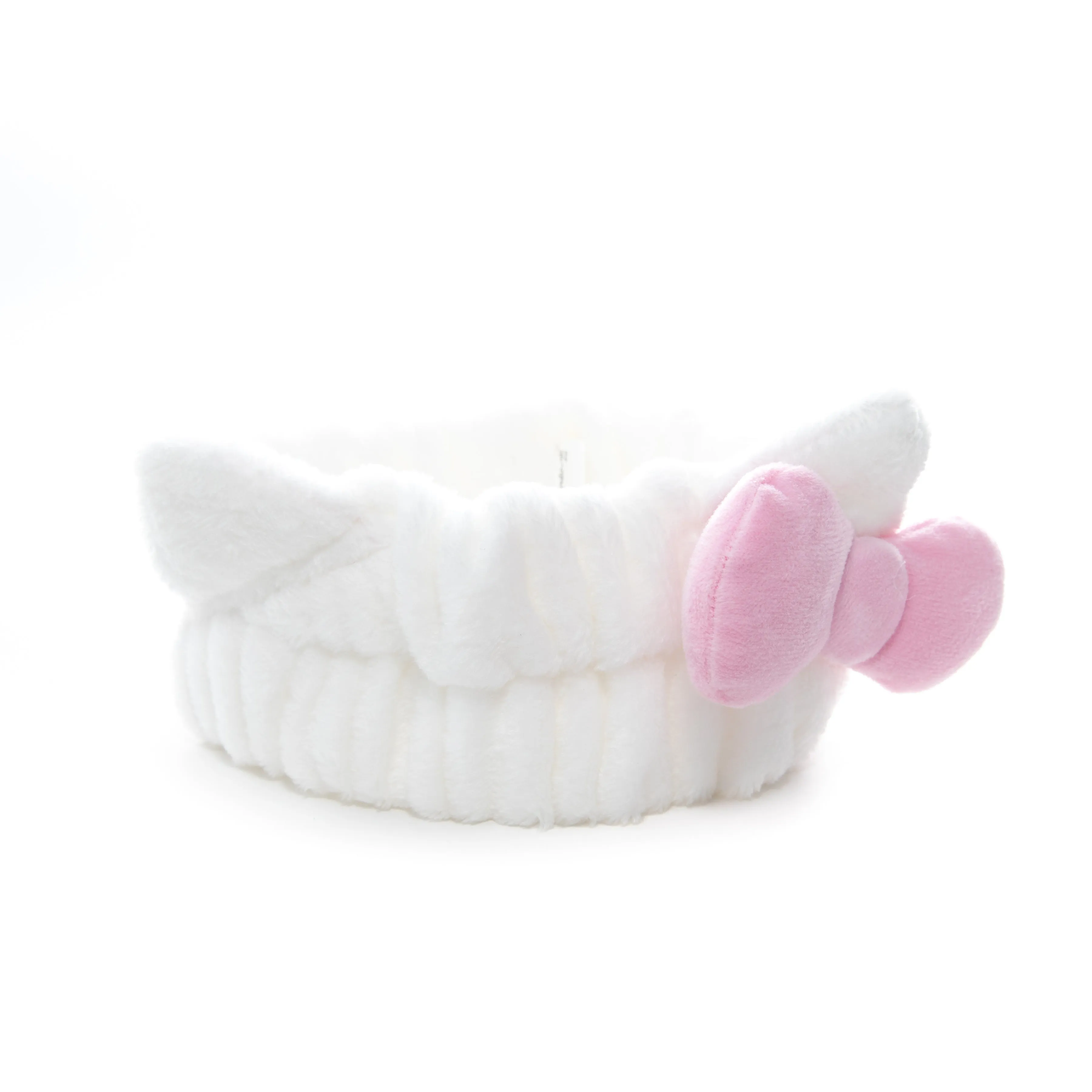 The Crème Shop Hello Kitty Pink Signature Bow Plush Spa Headband