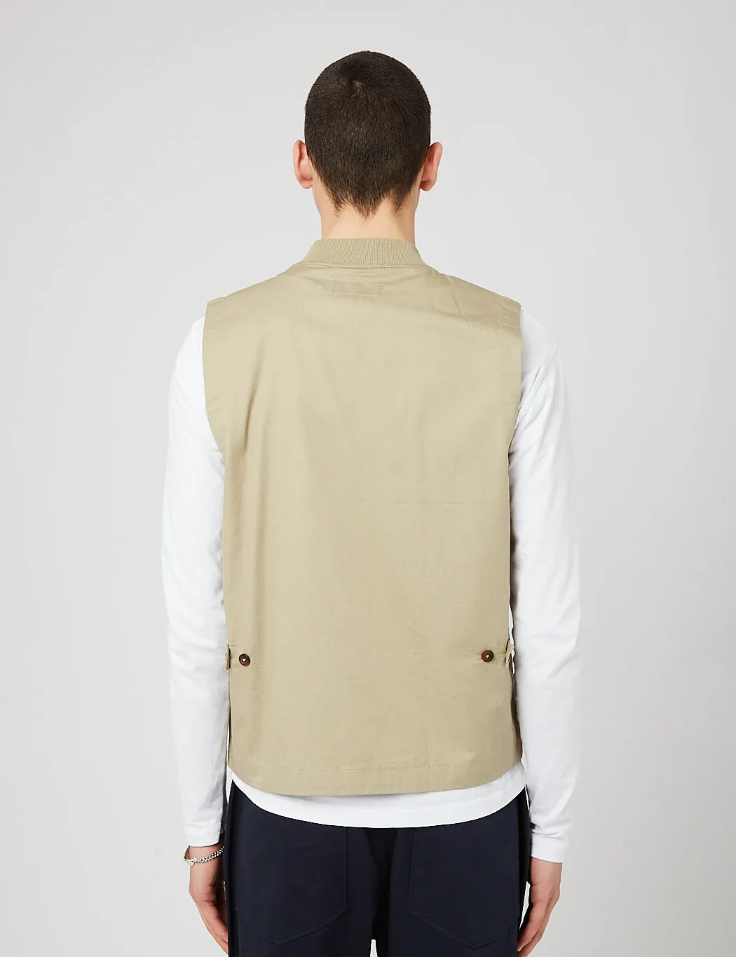 Universal Works Watchman Waistcoat - Stone