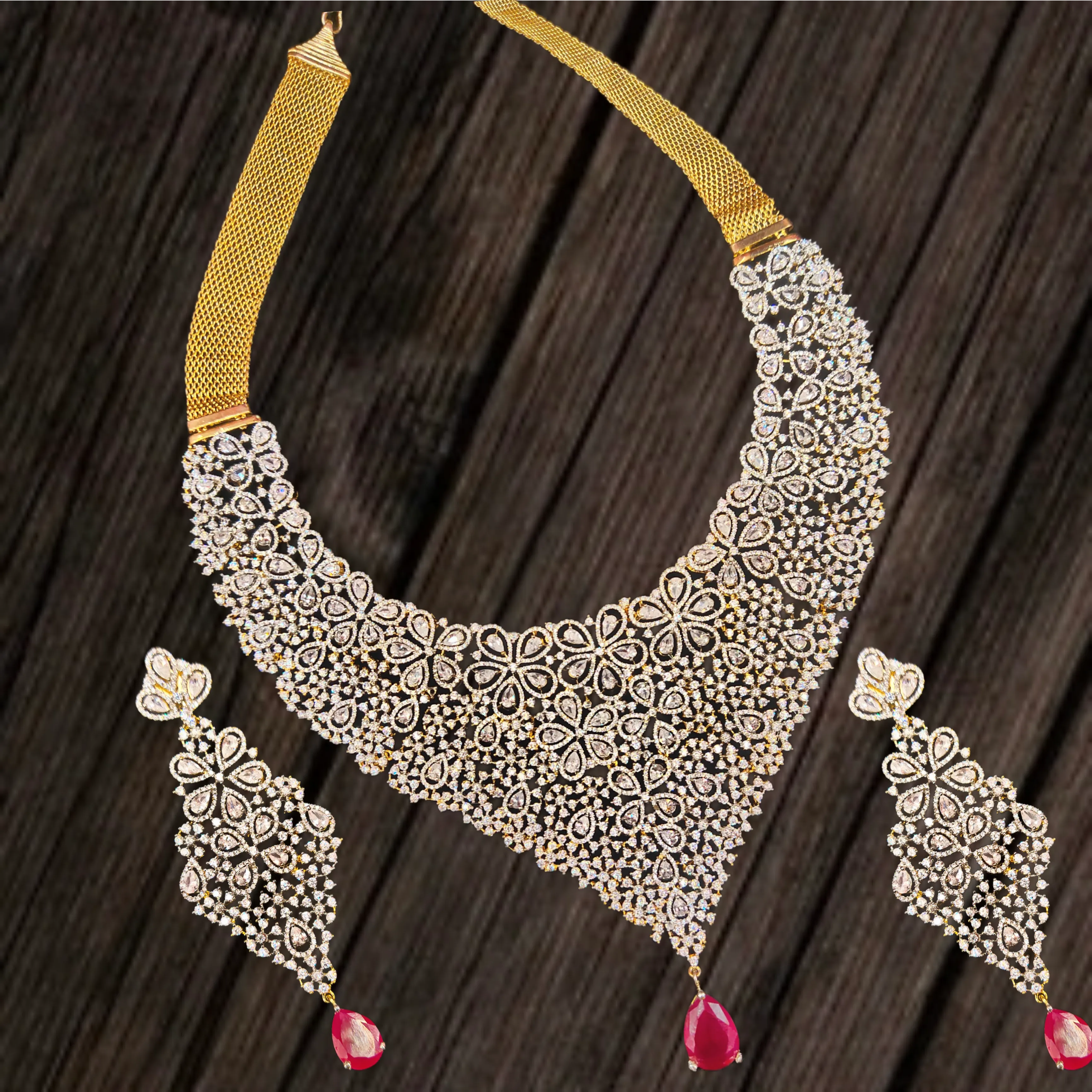 Unleashing the Brilliance of American Diamond Choker Set By Asp Fashion Jewellery