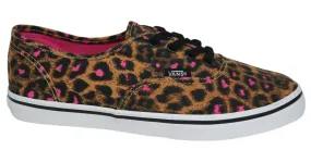 Vans Off The Wall Authentic Lo Pro Leopard Print Kids Plimsolls IEBB4M B83A