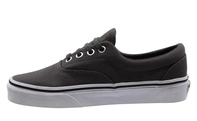 Vans Unisex Grey Canvas Lace Up Trainers TN99YH