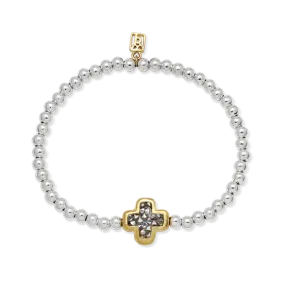 Waxing Poetic ~ Kristal Life in Balance Cross Stretch Bracelet